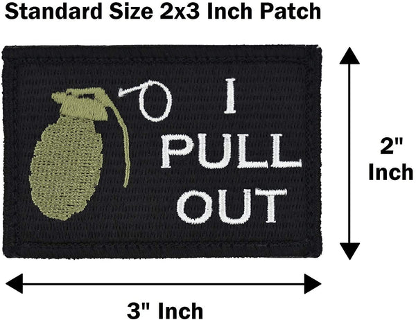 Tactical-Black Flag Patch 4-Pack Set, Embroidered, Hook and Loop (Set 2)