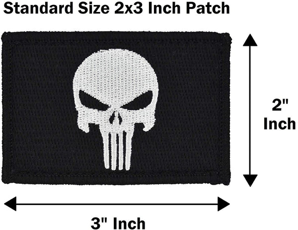 Tactical-Black Flag Patch 4-Pack Set, Embroidered, Hook and Loop (Set 1)